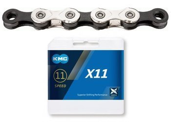 Łańcuch KMC X11 114 ogniw + spinka BOX
