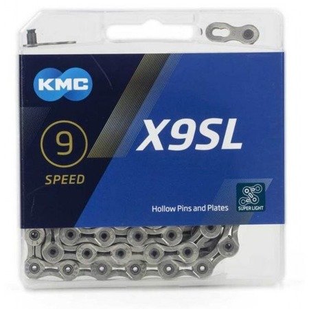 KMC X9SL łańcuch 9 rzędowy 114 ogniw